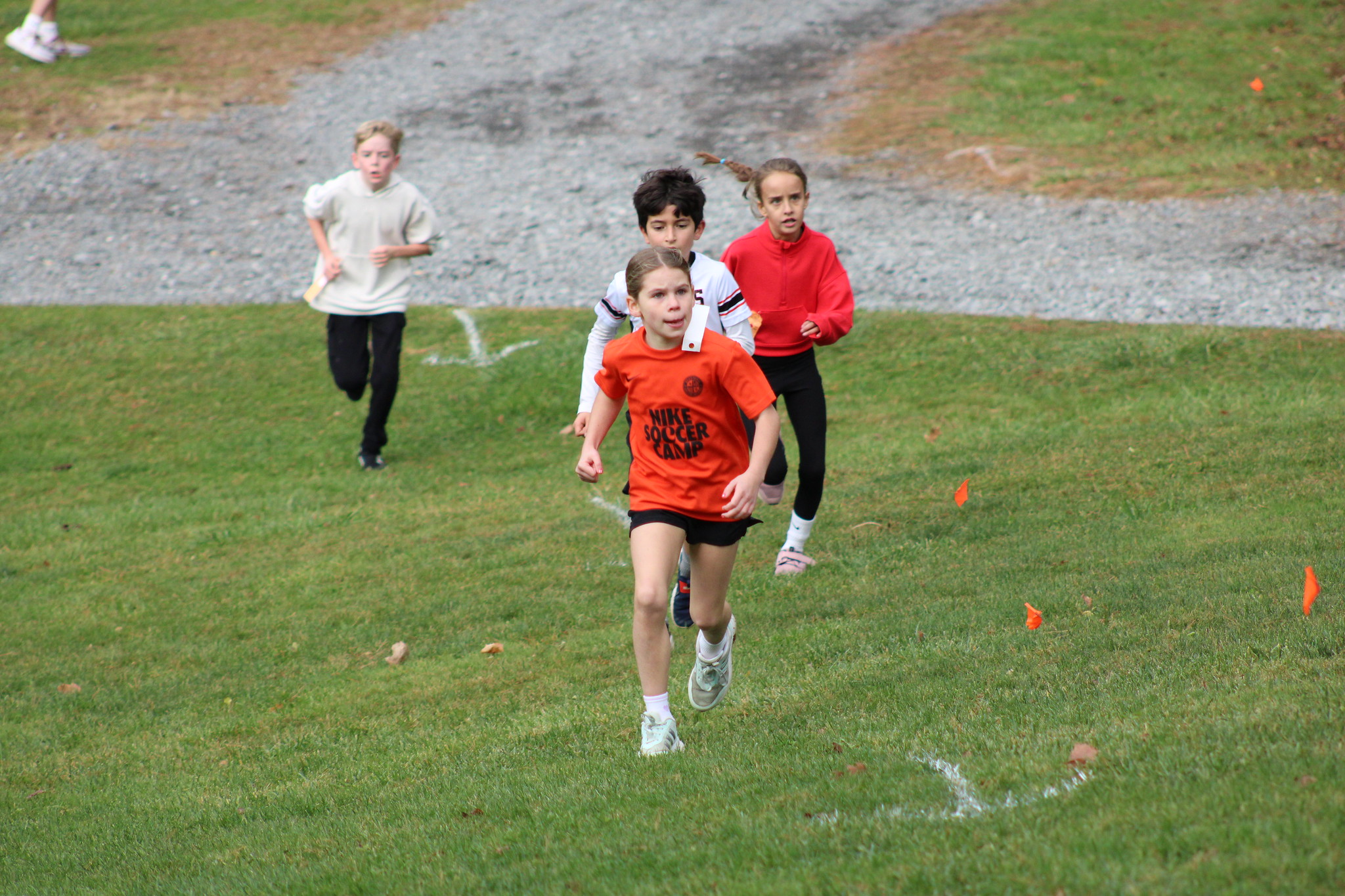 students running