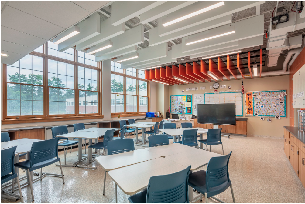 newly renovated classroom